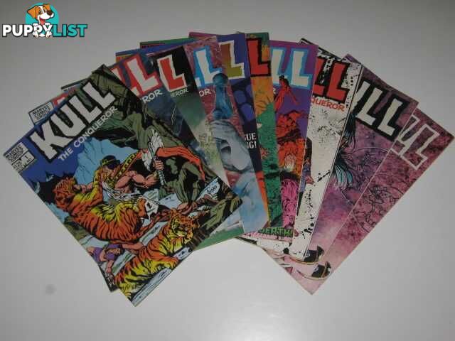 Kull the Conqueror Vol 3 #1-10 (Complete Set)  - Author Not Stated - 1983