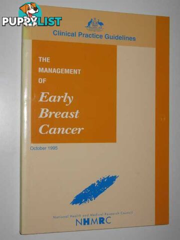 The Management of Early Breast Cancer  - Author Not Stated - 1996