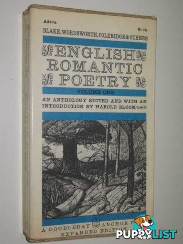 English Romantic Poetry Volume 1 : Blake, Wordsworth, Coleridge & Others  - Abrams M. H. - 1963