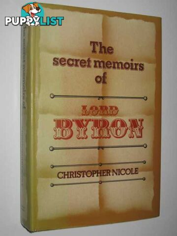 The Secret Memoirs of Lord Byron  - Nicole Christopher - 1978