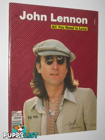 John Lennon: All You Need is Love Vol. 1 No. 1  - Diamond Lee S. - 1980