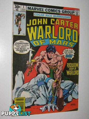 John Carter, Warlord of Mars #3  - Wolfman Merv - 1977