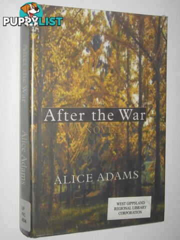 After The War  - Adams Alice - 2001