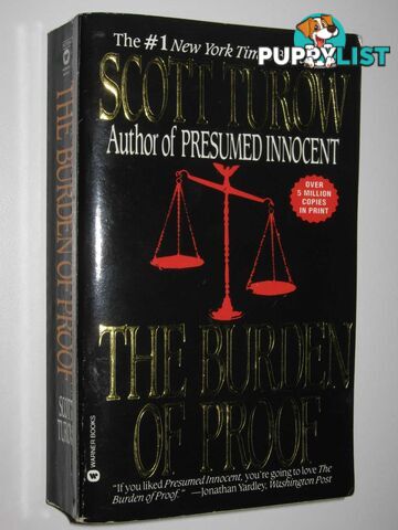 The Burden of Proof  - Turow Scott - 1991