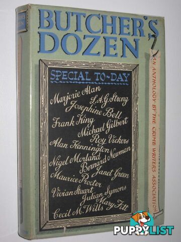 Butcher's Dozen : An Anthology  - The Crime Writers Association - 1956