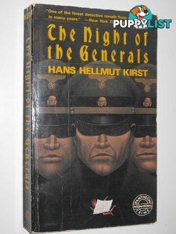 The Night of the Generals  - Kirst Hans Hellmut - 1963