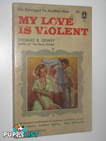 My Love is Violent  - Dewey Thomas B. - 1956