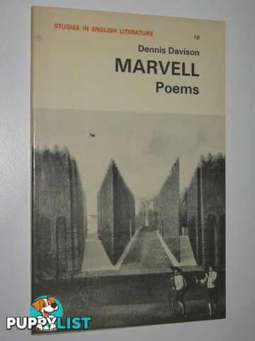 Marvell: Poems  - Davison Dennis - 1975