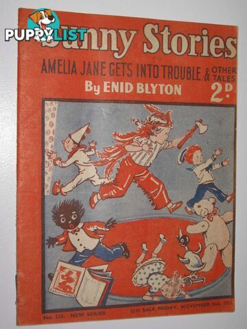 Sunny Stories No. 519 New Series : Amelia Jane Gets Into Trouble & Other Tales  - Blyton Enid - 1951