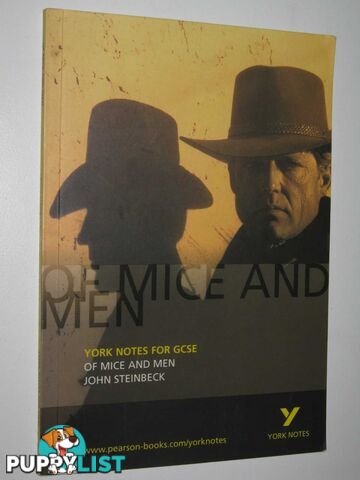 Of Mice and Men, John Steinbeck : York Notes for GCSE  - Stephen Martin - 2002