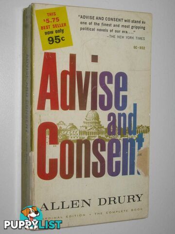 Advise and Consent  - Drury Allen - 1961