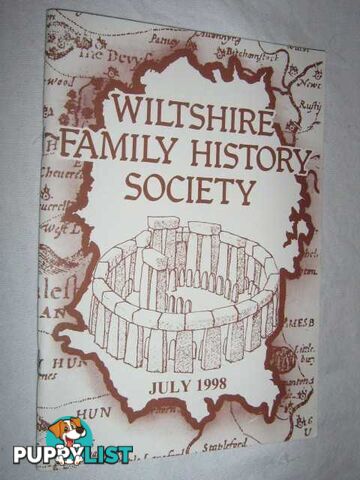 Wiltshire Family History Society July 1998  - Author Not Stated - 1998