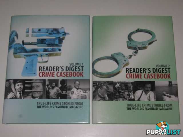 Reader's Digest Crime Casebook Volume 1 & 2  - Author Not Stated - 2001