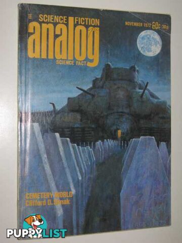 Analog Science Fiction and Fact November 1972 : Vol. XC, No. 3  - Various - 1972