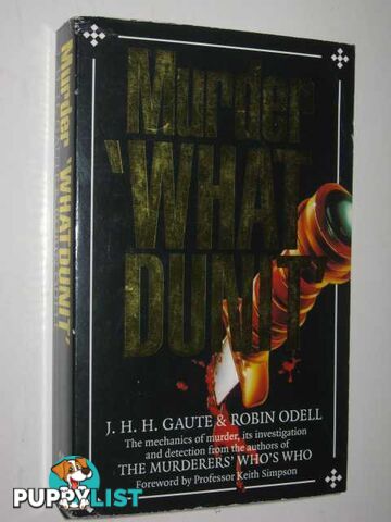 Murder What Dunit  - Gaute J & Odell, Robin & Simpson, Keith - 1984