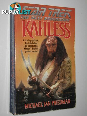 Kahless - STAR TREK: The Next Generation Series  - Friedman Michael Jan - 1997