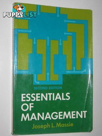 Essentials of Management  - Massie Joseph L. - 1971