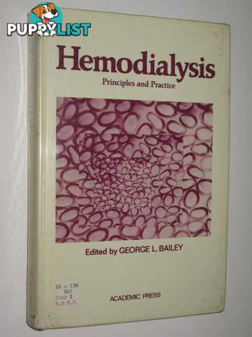 Hemodialysis  - Bailey George - 1972