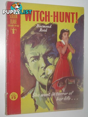 Witch-Hunt - Sexton Blake Library #348  - Reid Desmond - 1960