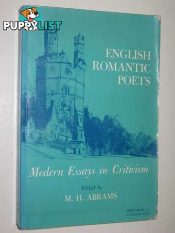 English Romantic Poets : Modern Essays in Criticism  - Abrams M. H. - 1973