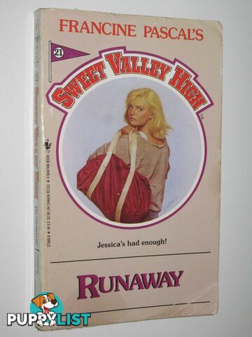 Runaway - Sweet Valley High Series #21  - William Kate & Pascal, Francine - 1989