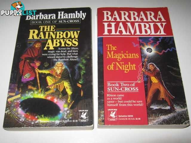 Sun-Cross Series : The Rainbow Abyss + The Magicians of Night  - Hambly Barbara