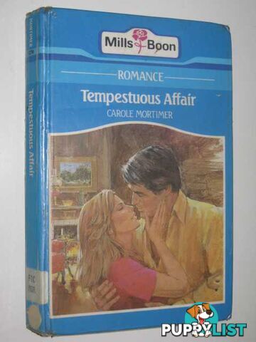 Tempestuous Affair - M&B Series #2270  - Mortimer Carole - 1984