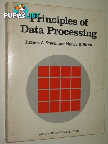 Principles of Data Processing  - Stern Howard & Regan Books - 1973