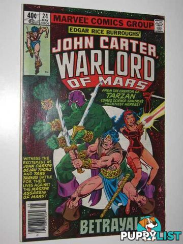 John Carter, Warlord of Mars #24  - Claremont Chris - 1979