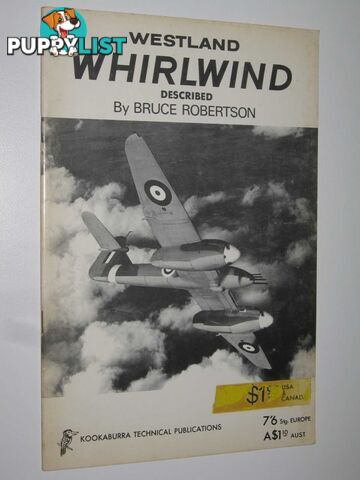 Westland F37/35 Whirlwind Described  - Robertson Bruce - 1965