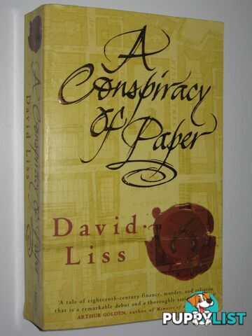 A Conspiracy of Paper  - Liss David - 2000