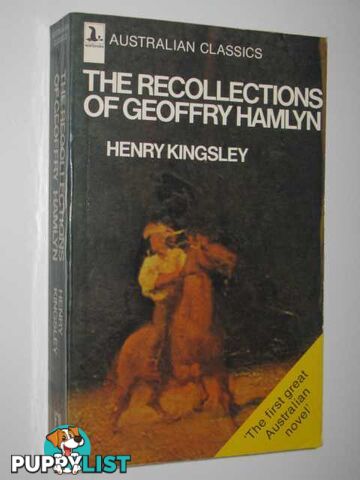 The Recollections Of Geoffry Hamlyn  - Kingsley Henry - 1975