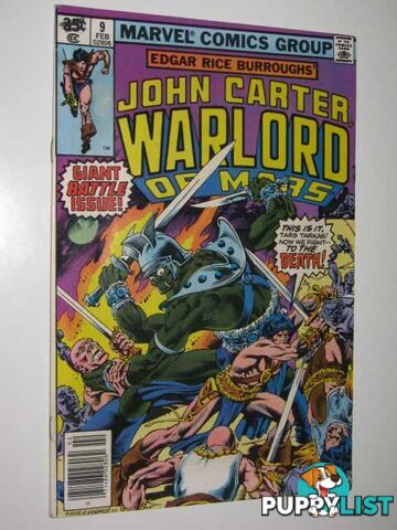 John Carter, Warlord of Mars #9  - Wolfman Merv - 1978