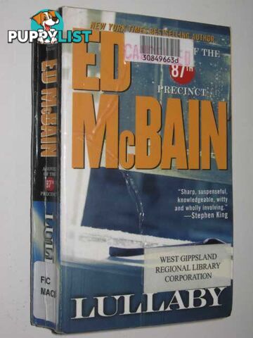 Lullaby - 87th Precinct Mystery  - McBain Ed - 2004