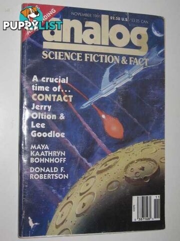 Analog Science Fiction and Fact November 1991 : Vol. CXI, No. 13  - Various - 1990