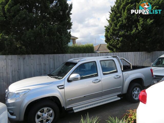 2019 GREAT WALL STEED  NBP 4X4 DUAL CAB UTILITY