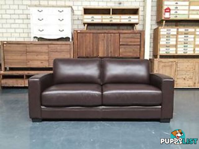 ITALIAN LEATHER SOFA BED