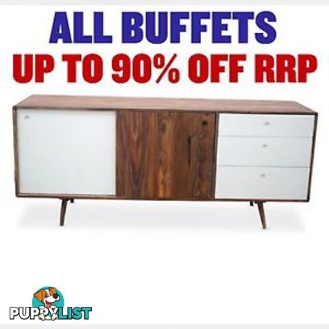 FACTORY SECOND BUFFETS - up to 90% OFF RRP