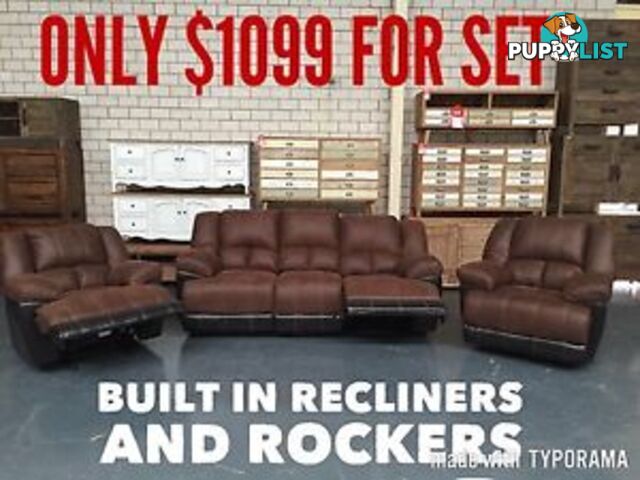 CHASER RECLINER SUITE - 3S + 1S +1S