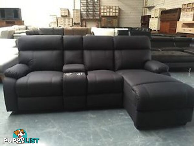 2 SEATER SOFA WITH CHAISE AND CONSOLE