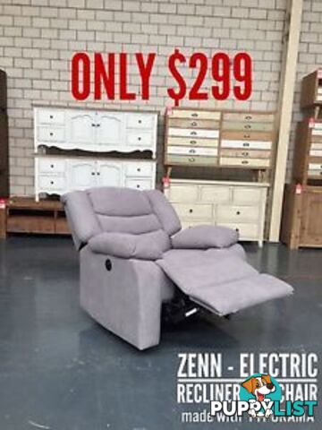 ZENN - FABRIC RECLINER ARMCHAIR