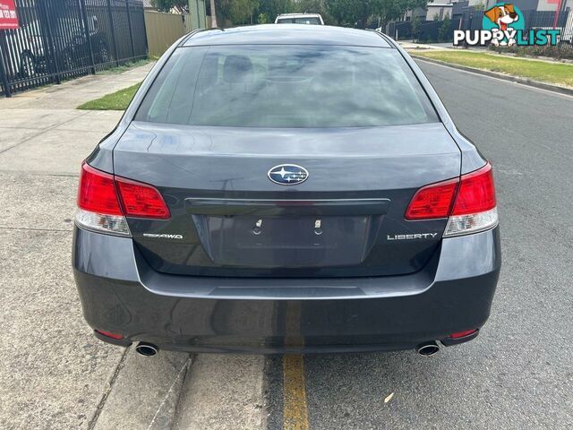 2009 SUBARU LIBERTY B5 MY10 GT AWD PREMIUM SEDAN