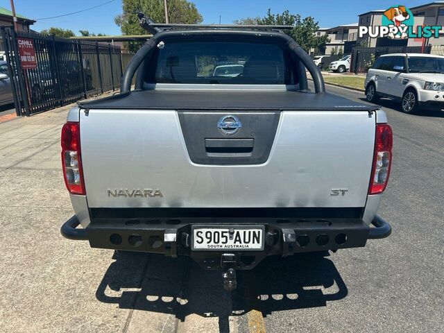 2012 NISSAN NAVARA D40 SMY12 ST 6 UTILITY