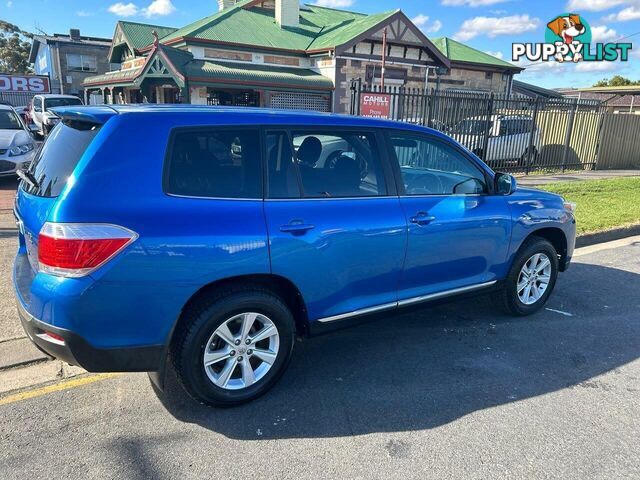 2010 TOYOTA KLUGER KX-R (4X4) 7 SEAT GSU45R MY11 UPGRADE SUV, 4 DOORS, 7 SEATS