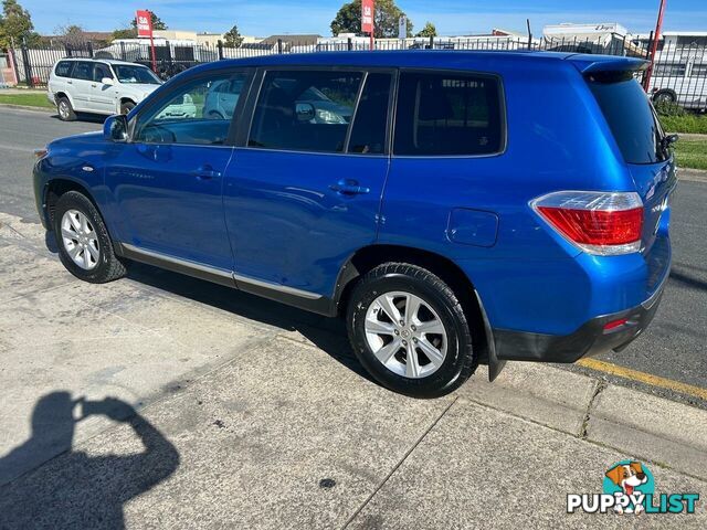 2010 TOYOTA KLUGER GSU45R MY11 KX-R AWD WAGON