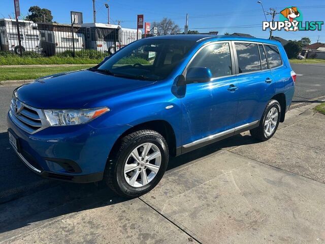 2010 TOYOTA KLUGER KX-R (4X4) 7 SEAT GSU45R MY11 UPGRADE SUV, 4 DOORS, 7 SEATS