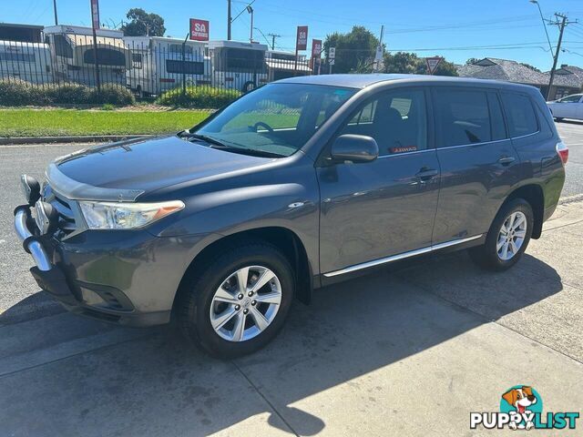 2013 TOYOTA KLUGER KX-R (4X4) 5 SEAT GSU45R MY11 UPGRADE SUV, 4 DOORS, 5 SEATS