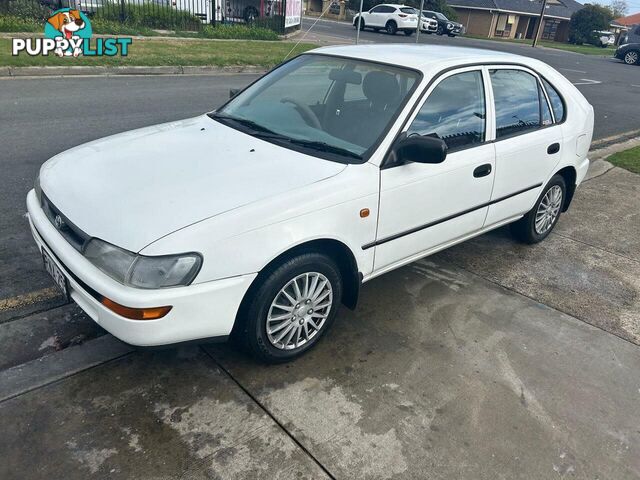 1998 TOYOTA COROLLA CONQUEST SECA AE102R HATCH, 5 DOORS, 5 SEATS