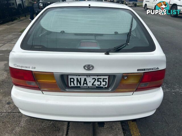 1998 TOYOTA COROLLA CONQUEST SECA AE102R HATCH, 5 DOORS, 5 SEATS