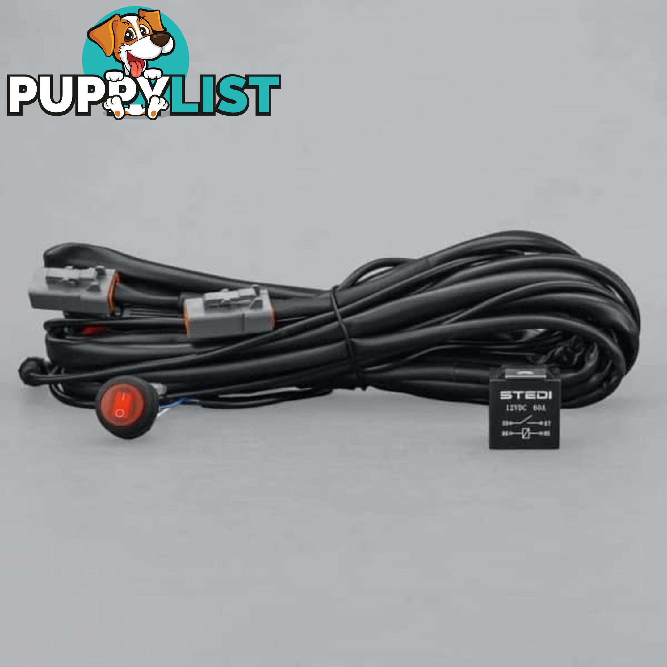 STEDI Dual Connector Plug &amp; Play SMARt Harness High Beam Driving Light